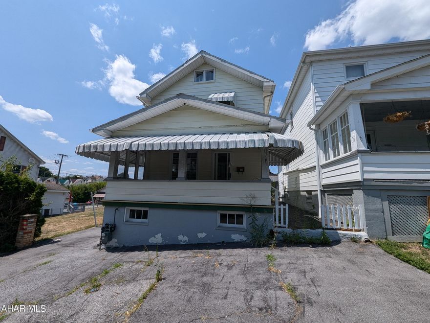 This 2 story Altoona home is an investor's or handyperson's dream! Nice Altoona neighborhood with extra large, level lot and 1 car detached garage with additional off-street parking, sheds and more. Large formal living room, dining room and spacious eat-in kitchen. Basement has semi-finished area and attic for storage. AS-IS sale, seller will make no repairs.