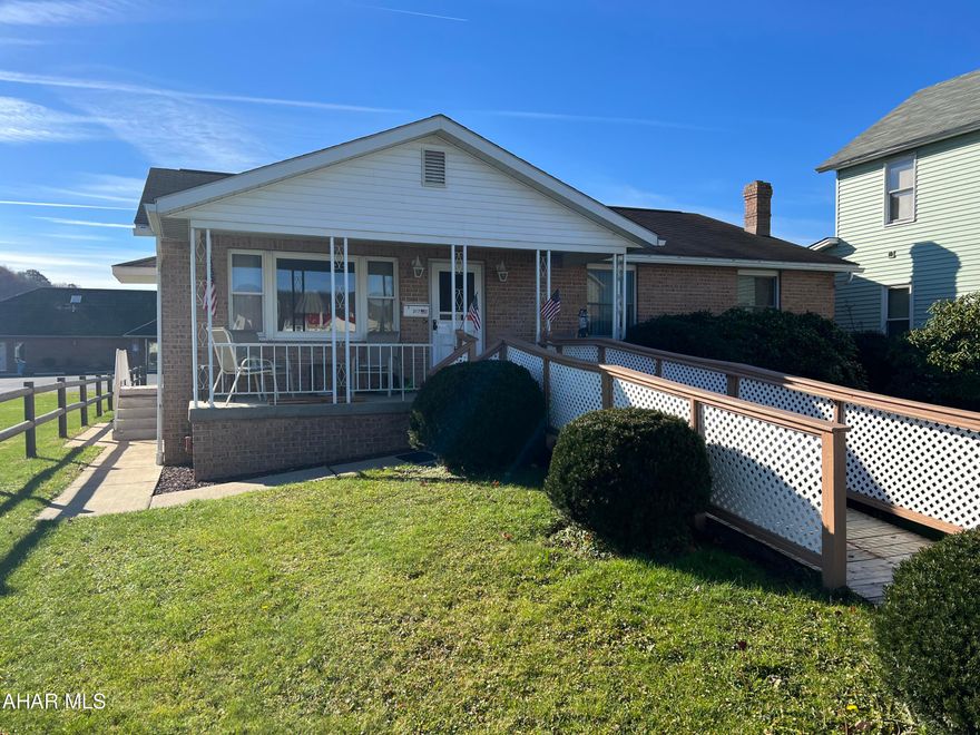 Beautiful brick rancher featuring 2 or 3 bedrooms, oak kitchen, dining room, nice sized living room, 1.5 baths on the first floor. Basement has a large family room with wet bar, 3/4 bath and a half bath, laundry room and unfinished area. Handicap accessible. Nice detached two car garage. Level lot. Well maintained home.