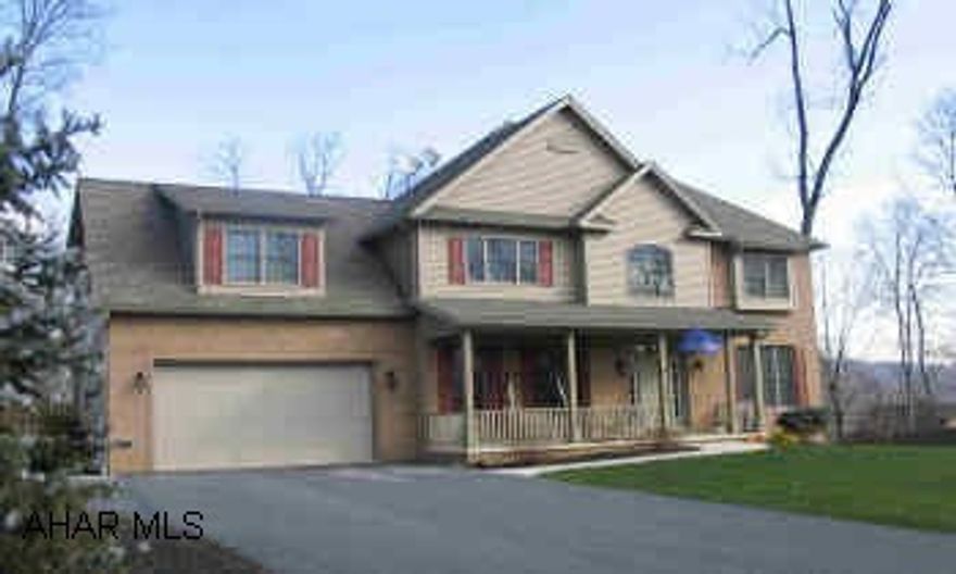 Upscale, nearly new, shuttered vinyl/brick 2-story home in Juniata Mills Development. Master bedroom has bath with jacuzzi tub, seperate shower, large walk-in closet, tray ceiling.