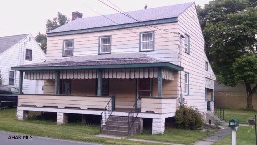 Great location, spacious flat lot-older home in need of TLC, but definitely in livable condition! While eat-in kitchen is very spacious, other room ceilings are very low-upstairs ceilings about 6'. Seller will look at serious offers. (Next year taxes will be $950.00)