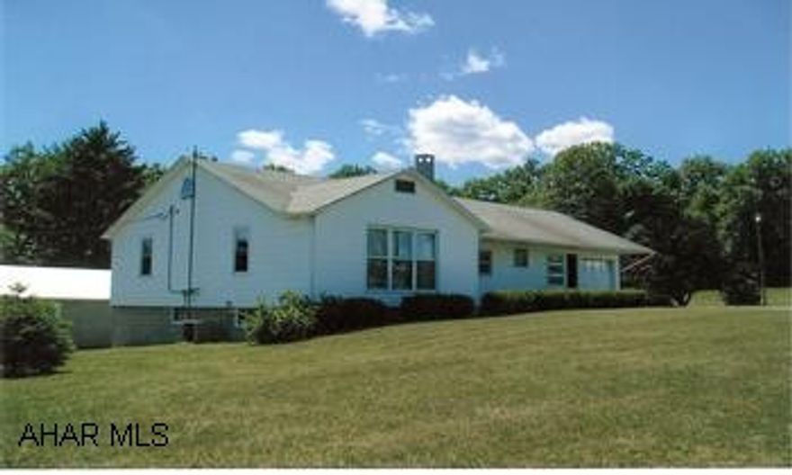 Well maintained rancher on 55 beautiful acres. Beautiful property, 2 large outbuildings. Newer carpet, windows, siding, appliances, a/c