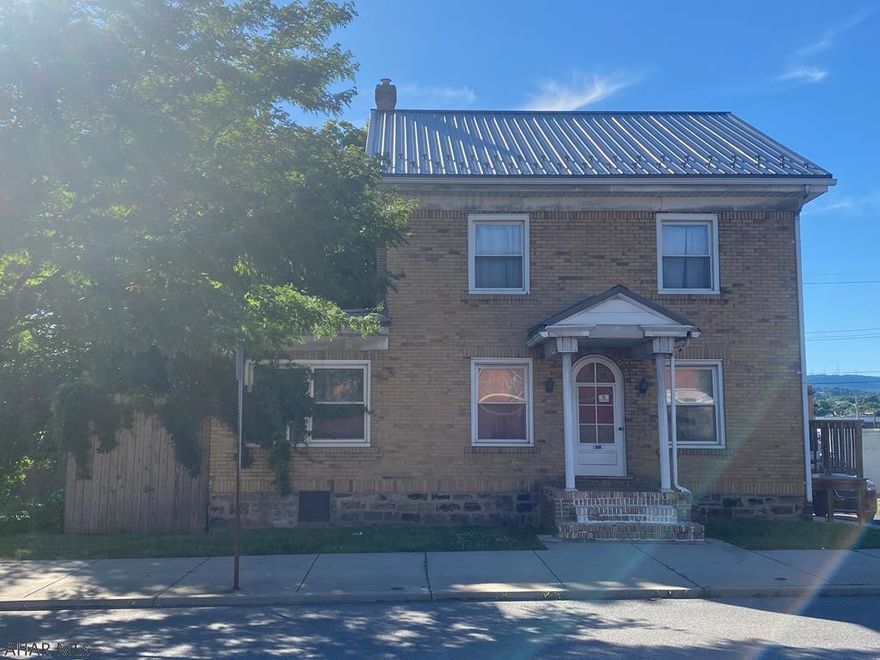 This brick home offers 3 untis. First floor has living room, kitchen, dining room, 2 bedrooms and 1 full bath plus a basement and rear entrance to porch and back yard. Second and third floor apartments have same entrance and is seperate entrane from the first floor. Second floor apartment is 1 bedroom 1 bath with Living room and kitchen. Third floor is an efficency and has 1 bedroom and 1 bath. Backyard is fenced in. Plenty of parking for tenants.