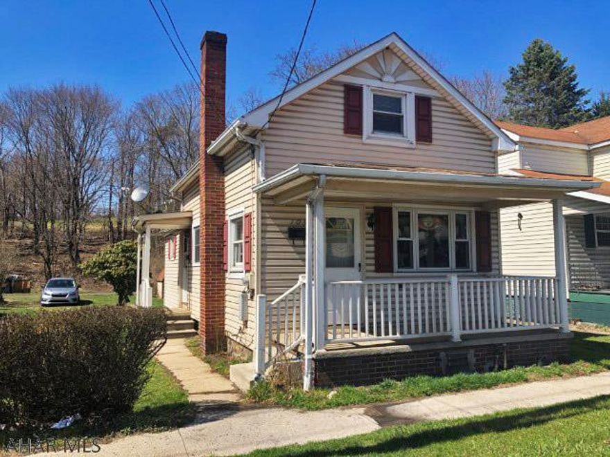 Windber Schools... 1 1/2 story vinyl sided home with 3 bedrooms & 1.25 bathrooms. 1st flr. has a living room, eat-in kitchen, bedroom & bathroom. 2nd flr. has 2 additional bedrooms. Washer, dryer & extra toilet in the basement. Outside is a covered front porch, patio, level back yard, shed & off street parking. Appliances included. Low taxes! Call for your appointment today!!