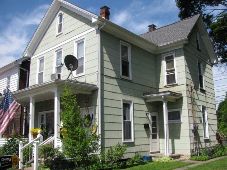 Nice duplex on Main St in Bellwood! Large lot allows for growth! Property offers a new roof, gas hot water furnace and 100 amp electric services! All utilities separate and paid by tenants! Good tenant history, appliances included, large yard and off street parking!