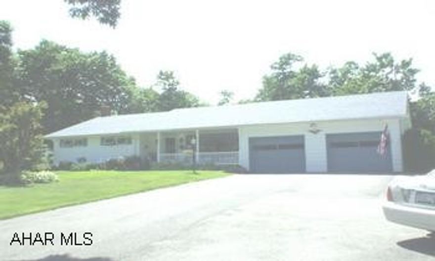 Beautiful ranch. Large rear heated and furnished sunroom. Immaculate move in condition! Newer roof, widows, and oil furnace, bar in basement, dining room w/ built in hardwood floors under carpet. Free home warranty. Call Linda Lewis 934-7175. Beautiful ranch,  large rear heated and furnished sunroom, immaculate and move in condition! Newer roof, windows, and oil furnace, bar in basement, dining room w/ hardwood floors under carpet. Free home warranty call Linda Lewis 934-7175.