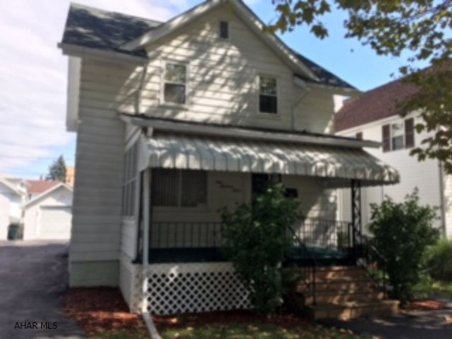 3 Bedroom 1 Bath with Central Air, Updated 100 Amp Breaker Box, New Hot Water Tank, New Roof, Large Covered Back Deck. 1 Car Garage Also Has New Roof.