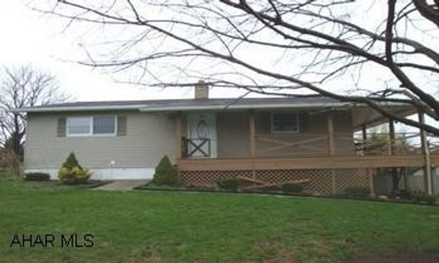 One story house with 2 BR, 1 BA, open living area, vinyl siding, finished basement, inground pool (as is) and 2-car detached garage. One story house with 2 BR, 1 BA, open living area, vinyl siding, finished basement, inground pool (as is) and 2-car detached garage.