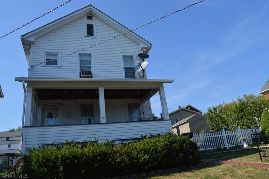 Couldn't ask for a more perfect location in the heart of Hollidaysburg! 3 bedroom & 1 bath. Patio in the back with a convenientfenced in yard. Detached 2 car garage.