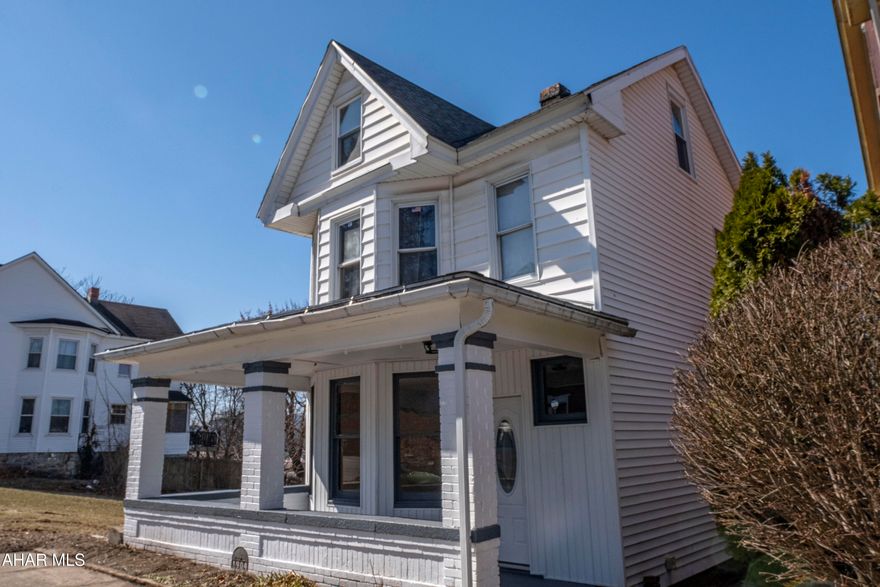 Charming & Spacious Altoona Home - Great Potential!

This 2-bedroom, 1-bath traditional home offers 1,493 sq. ft. of comfortable living space. Featuring new appliances, luxury vinyl flooring, fresh paint, and an updated bathroom, it blends classic charm with modern touches. The spacious second-floor bedrooms are complemented by a bonus attic space that could serve as a third bedroom, flexible living space, or extra storage. 

Enjoy the covered front porch and cleared backyard, plus the convenience of first-floor laundry. Located in the Altoona Area School District, this home is close to shops, restaurants, and more. Whether you're looking for a primary residence or an investment opportunity, this home is a must-see!