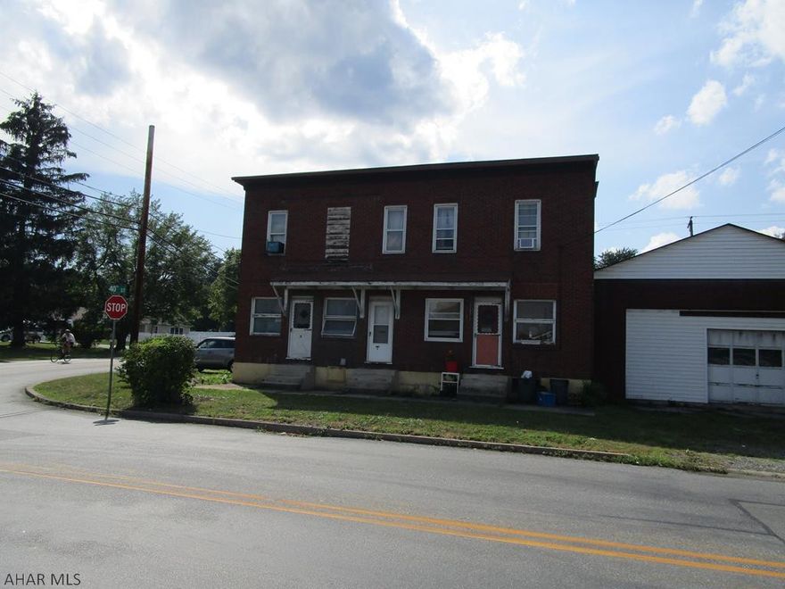 Garage gets $175.00 monthly. Owner pays Heat, trash & electric for the basement & furnace. Long term tenants. BEING SOLD AS IS!