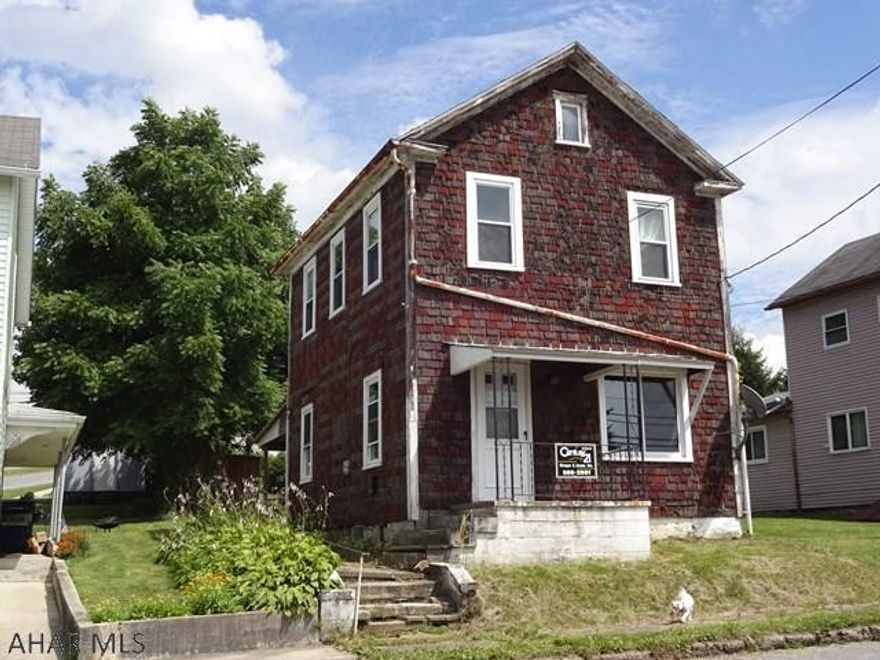 A little exterior work on this would make it a nice little house& very affordable. A do it yourself special !