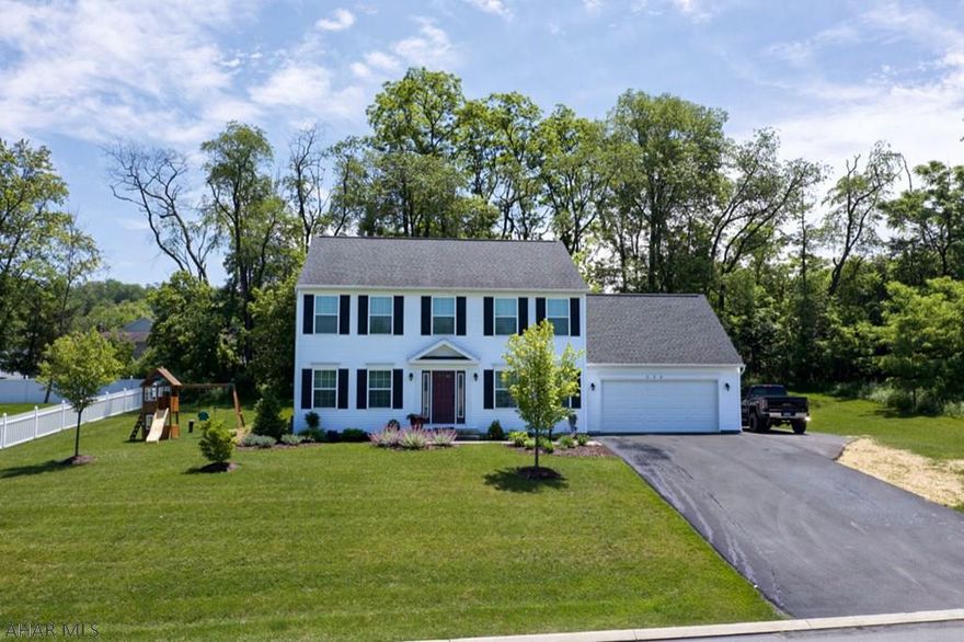 Colonial style 4 bedroom home in the highly desirable Rolling Hills North subdivision.  This home was built in 2012 so everything is relatively new!  Since the home was purchased by the current owners, the interior has been professionally painted from top to bottom.  There is hardwood flooring throughout most of the first floor.  The kitchen has granite countertops and included stainless steel appliances.  There is access to the private back patio from the kitchen / dining area.  Formal dining room is currently used as a playroom.  There is an expansive master suite with en-suite bath with walk-in tile shower.  There is a full basement which is currently used as a gym.  Other features include a two car garage with side driveway extension.  Seller is a licensed real estate agent.