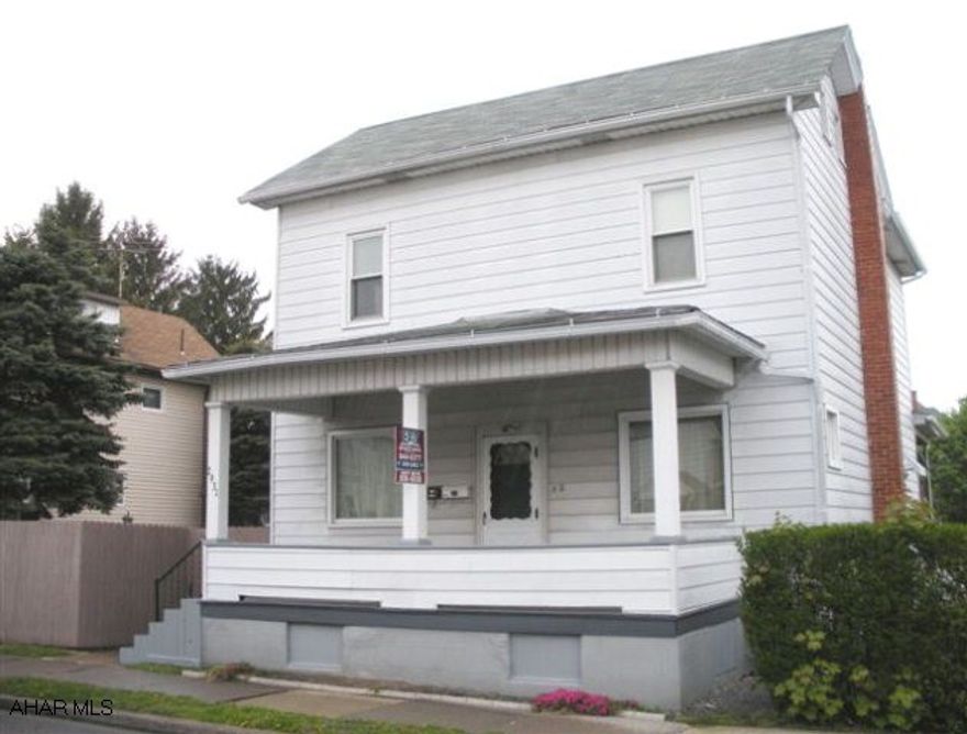 Great for the 1st time homebuyer. Convert back to a single family home or live in one unit and let the 2nd unit pay for the mortgage! Large 57.5x150 lot with off-street parking, newer roof, furnace, & C/A in the 1st unit, electric heat in the 2nd unit. Owner only pays water/sewer. Appliances included.