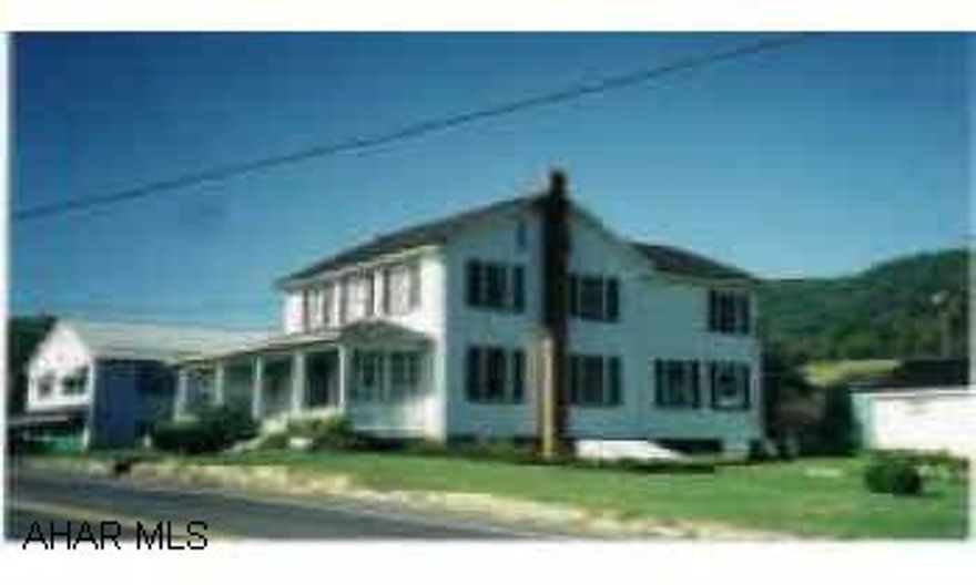 Property also has 2 bedroom apartment with 3 car garage. Barn and other outbuildings close to Raystown and State Gamelands.     LISTING AGENT :Salyards, Samuel H.  Property also has 2 bedroom apartment with 3 car garage. Barn and other outbuildings close to Raystown and State Gamelands.  Electric system - breaker combo. Sun Room, Horses OK.         LISTING AGENT :Salyards, Samuel H.