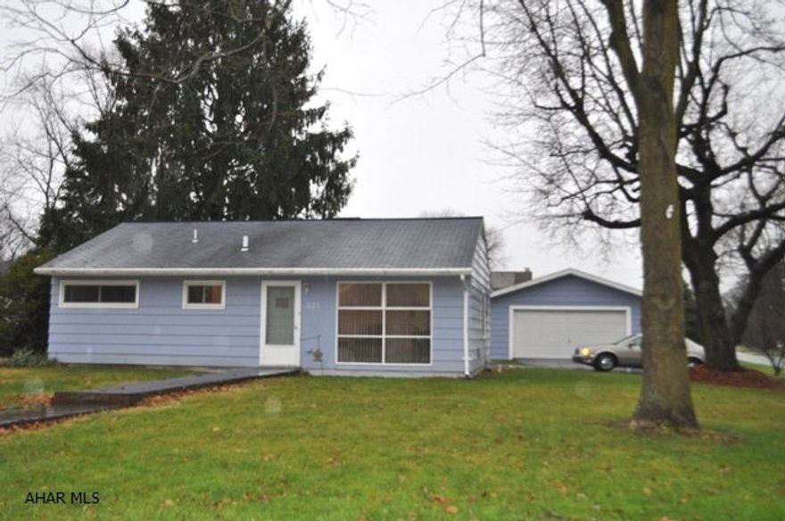 Highly sought after Baker School area. This 3 bedroom home is located on a quiet flat corner lot with mature trees. Off street parking & a 2 car garage are conveniently located near the kitchen entry for easy grocery unloading! This house is central to shopping, restaurants, schools, and offers easy access to I-99! Resealed driveway 2015, new exterior and interior paint in 2011. All appliances stay. The living room features a large window for lots of natural light! Flood insurance cost will vary depending on the coverage you choose.