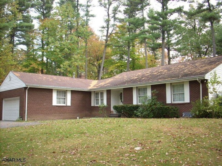 Large one story brick ranch home. Vinyl & brick. Spacious basement, living room & familyroom. Tile foyer. 3 bedrooms, full bath, 3/4 bath, 1/2 bath. Beautiful screened in porch. Large patio. Very private.