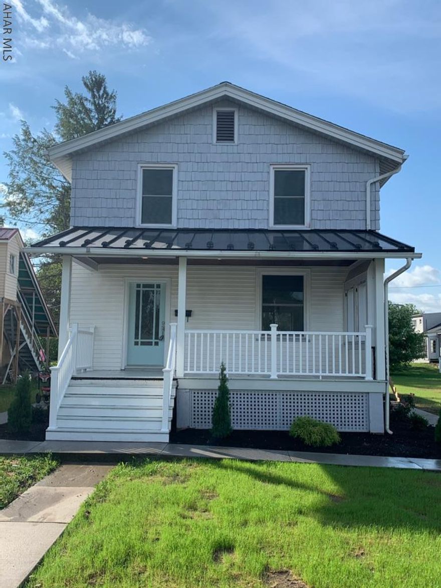 This Turnkey, top notch beauty sits on a .3 acre lot in the HEART OF HOLLIDAYSBURG.  All the work has been done for you!!  This home has been completely remodeled.  The kitchen offers quartz countertops, an island, black stainless steel appliances and shaker style cabinets. New bathroom, furnace, central air, flooring, new drywall, updated electric, light fixtures, new water heater, roof, windows & landscaping.  A concrete driveway has been added for your off street parking needs.  Enjoy the quiet on the new back deck or the covered front porch.  Close to the Hollidaysburg Junior High, Senior High & Longer Elementary.