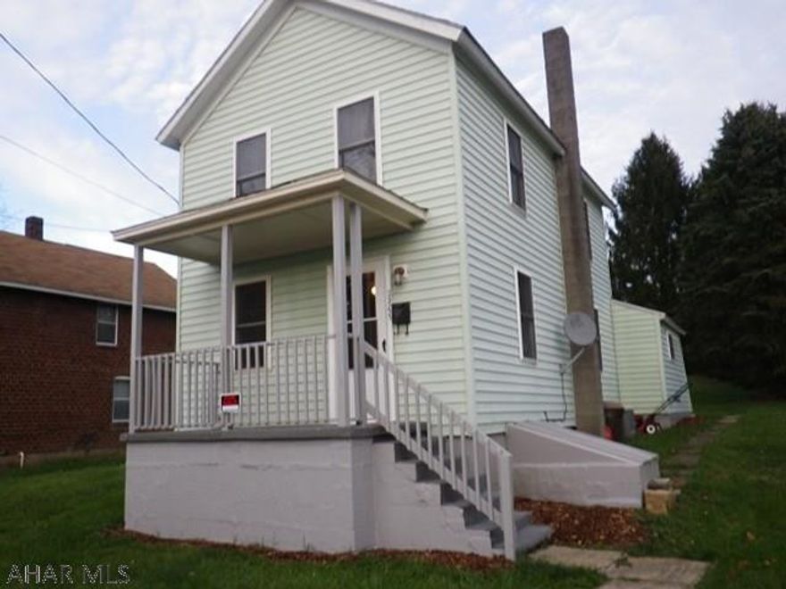Northern Cambria- 3 BR, 2 story totally remodeled house. Modern Kitchen with stainless steel appliances. Washer/dryer included.  Dining room, downstairs bath totally repainted and carpeted. Vinyl sided, updated windows and wiring. No heat in the bedrooms. Oil HA, Sewer done. Move-in condition