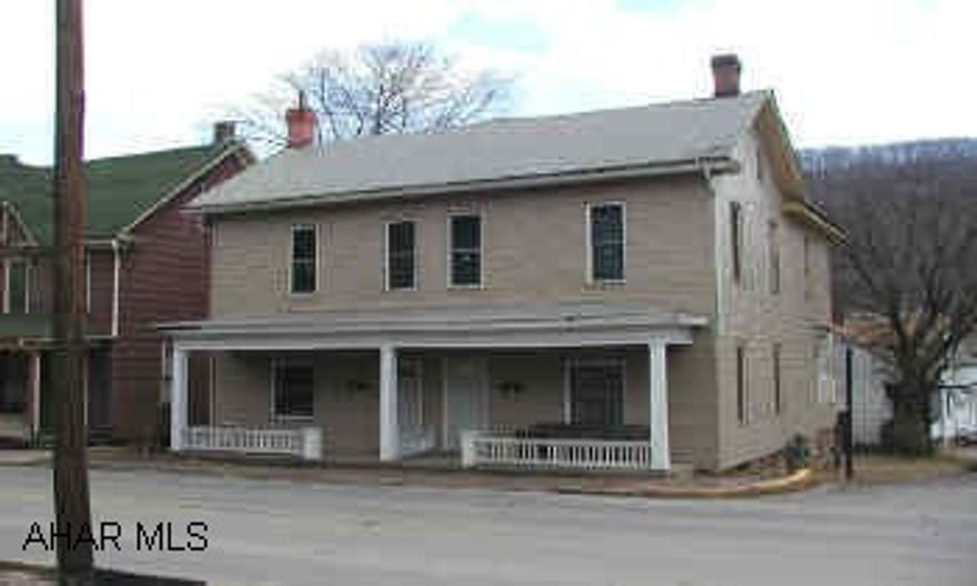 2 1/2 Story frame double house.  3 bedroom each side.  Separate gas furnaces and 100 amp services. 600 side pays $250.00 plus utilities.  602 side pay $150.00 plus utilities, tenant is doing some repair work.