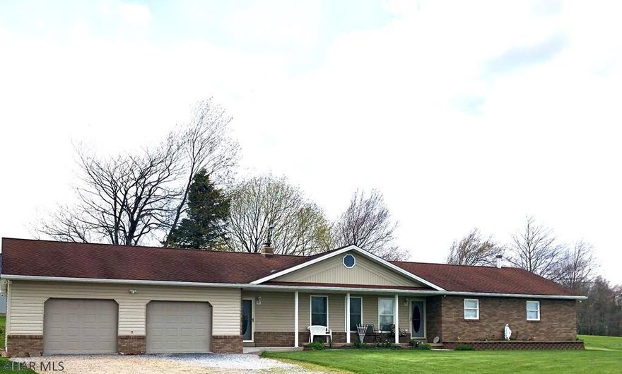 *****Open House June 19th from 10 am to 1130 am** Check out this beautiful one of a kind ranch style home with breathtaking views of rural Loretto! This home features 3 bedrooms and three baths with a 2 car attached garage. Home includes quality hickory cabinets in kitchen as well as plenty of counter and cabinet space. Pantry off of the kitchen offers plenty of storage space or could be first floor laundry. Off of the master bedroom step into a beautiful sunroom with a hot tub and radiant heat in the floor. Entertaining is a must at this residence featuring an enclosed back patio with commercial grill and hood system, bar area and large family room in basement with fireplace. Home has 5 zones and 2 different heating systems . This home is just waiting for a new buyer to call it home!