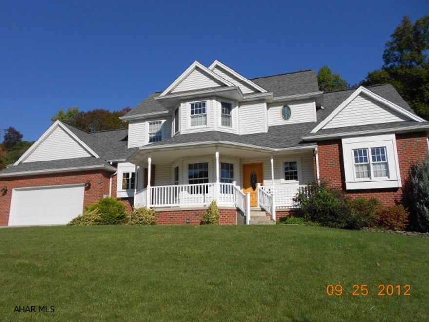 Well built, 5 bedroom family home on Castle Farms Road. Lots of hardwood floors & oak trim.  Bright and sunny, close to Juniata Gap Elementary School.  Situated on .831 acres.