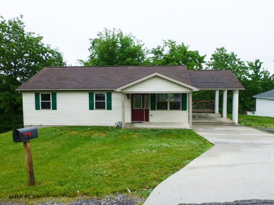 Newer construction featuring vaulted ceilings, large living room with gas fireplace and french doors to large deck.  3 bedrooms & the master bedroom has step in shower.  Large open basement ready to be finished!  Handicap accessible main floor.