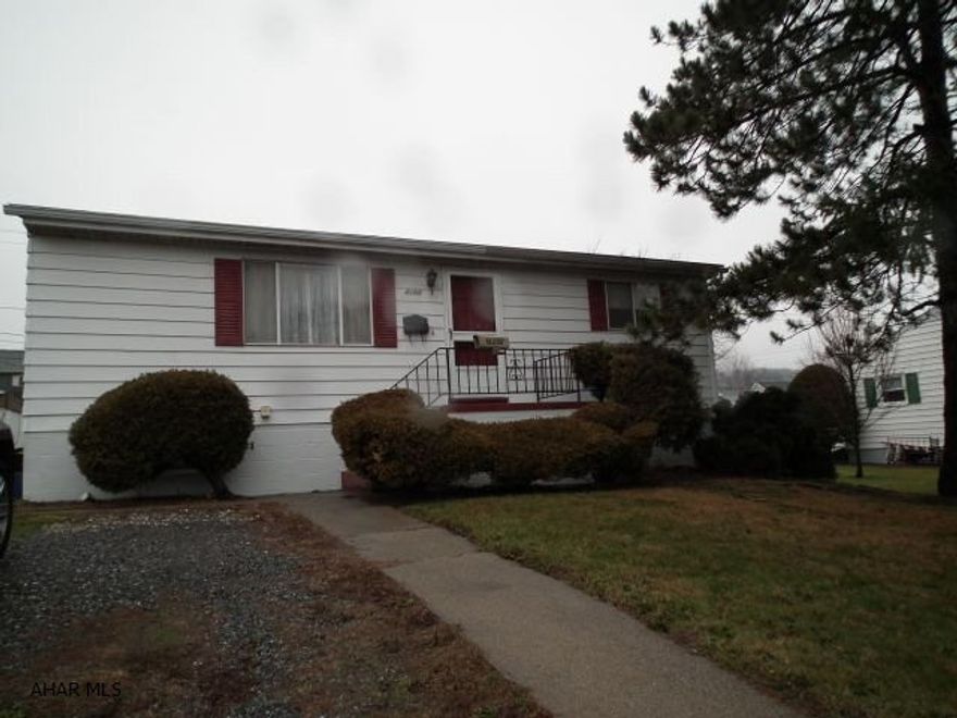 Potential galore on double lot. This ranch home has been thoughtfully maintained. Home has 3 bedrooms, 2 baths, full finished basement for family fun or entertaining. Off street parking, eating area in kitchen, deck off back, home is in great condition, recently painted and cleaned for your viewing.