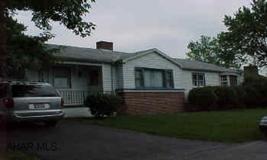 Large ranch home one block off Juniata Gap Raod. Addition could be mother-in-law suite or extra large master bedroom. Rec room, family room, and nice yard. No showings until 7/18/03.