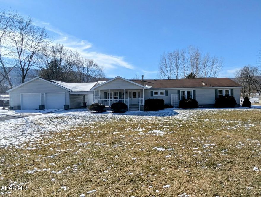Spacious & Stylish 4-Bedroom manufactured home on 1.6 Acres NBC School District

This beautifully updated 4-bedroom, 3-bath home on 1.6 acres is packed with space, charm, and modern comforts all in the Northern Bedford County School District!

Inside, you will love the bright, open feel with new flooring in main areas (2023) and new windows (2021). The main living area is warm and inviting, featuring oil heat, central air, and in-town water. The main-floor laundry room is so convenient with storage.

The primary suite is a dream, complete with his-and-her closets and a gorgeous ensuite bathroom featuring a tiled shower with a bench seat and built-in shelves, double vanities, a linen closet, and a tiled floor. Two more main-floor bedrooms come with walk-in closets, and the main-floor bathroom is beautifully tiled from floor to shower.

But wait there's more! The finished lower level (approx. 1,100 sq. ft.) is the ultimate bonus space, featuring kitchen area, family room, bedroom, and a three-quarter bath. Plus, there's a large storage area with storage cupboards to keep everything organized.

Outside, enjoy a fantastic yard, a brick patio perfect for relaxing, and a garden shed for all your tools and toys. The 30x40 attached garage, connected by a breezeway, offers tons of space, and the blacktop driveway makes parking a breeze.

24 hour notice preferred.
