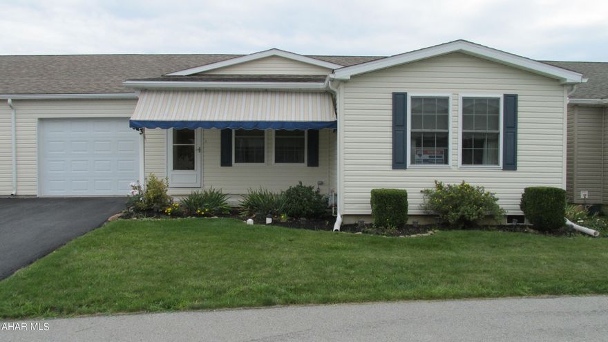 Enhance your quality of life in Deer Meadow 55+ Gated Community - a supportive community tailored to a peaceful environment.  Condo features LR, Eat-in Kitchen, 2 BR; and 2 Full BA. Off the kitchen is laundry/mud room that connects to the 1 car garage. Master BR has an En-suite bath with walk in shower. All appliances included. Monthly HOA Fee is $300 which includes Outside Maintenance, Community Center, Exercise Facility & Heated pool. This is a sweet deal and a sweet community.