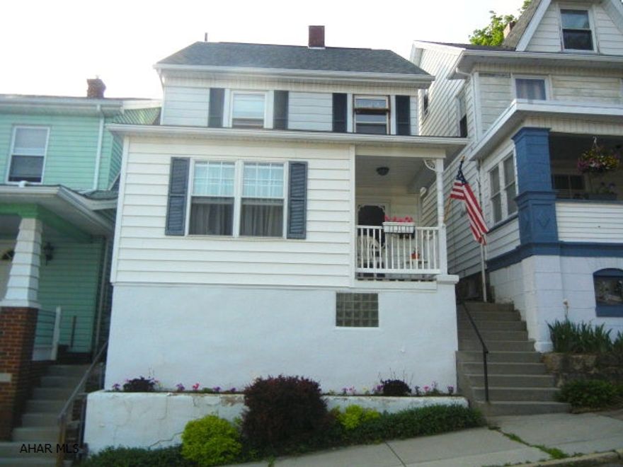 REDUCED!  Great price for This 2 1/2 story home is nicely updated and has been well maintained.   Have cookouts on the covered cement patio in the rear of the home.  Watch the kids and dogs play outside in the fenced in yard w/perennials and raised garden beds.  Don't worry about parking.............this home has a detached garage as well.