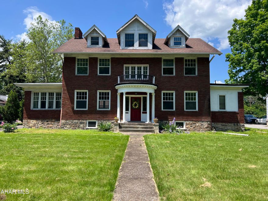 This  2.5 Story Brick Home  features 4 bedrooms, two bathrooms, hardwood floors in most rooms and first floor laundry room.  A new furnace and central air has been just been installed!  New 200 Amp. electric panel  and new hot water heater has also recently been installed.  This beauty still needs some TLC to be restored back to is natural grandeur. AS-IS sale. Seller will make no repairs.