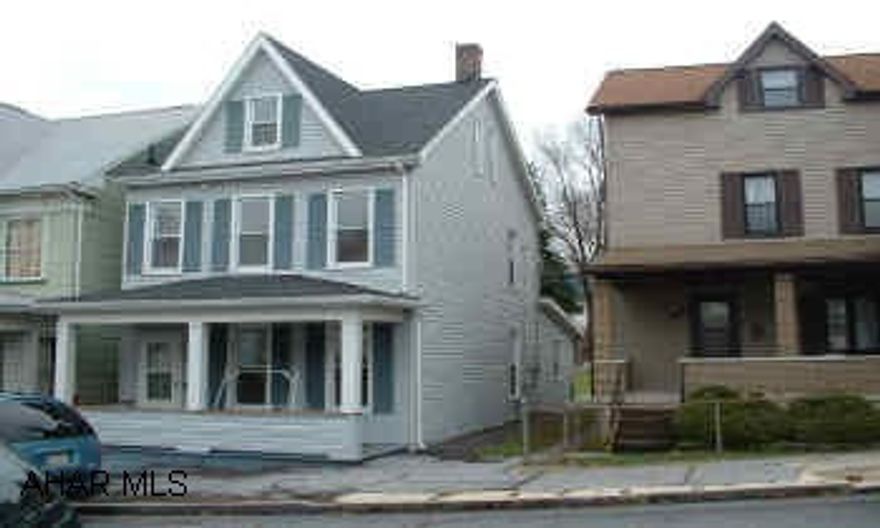 Fantastic Starter ! All new vinyl, windows, roof, wiring, water line from street, new kitchen, off street parking, attic is 3rd bedroom.