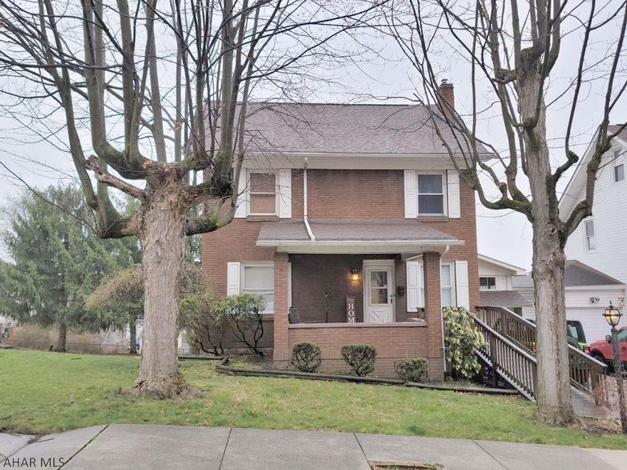 All brick 3-4 bedroom, 1.5 bath home that offers great curb appeal, a fenced yard and 3 garage spaces!!  The seller has kept meticulous care of this one - putting in newer carpet, painting, grounding outlets and replacing the old cracked plaster ceilings with new drywall for a beautiful finished look!  The basement offers potential for more living space with high ceilings and it stays dry!  One of the garage stalls is conveniently attached to the house and there is a bonus brick 2 car garage in the back.