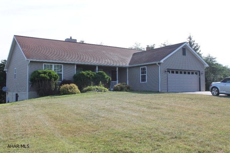 One story 4 bedroom home 2 miles from Seven Points built in 1999 looking for an Owner.  Looking for peace and quiet ?? This home is for you..Nestled in 2.1 acres this homes offers large rooms,an eat in Kitchen  with a large deck off the kitchen plenty of cupboard space with 2 lazy-susans. Large Master bedroom with full bath..First floor laundry ..Large living room with a gas fireplace..Basement is finished with wall to wall carpeting and paneled. Located 9 miles from Huntington and 2 miles to Seven Points this is your home or vacation home. Schedule your tour today..