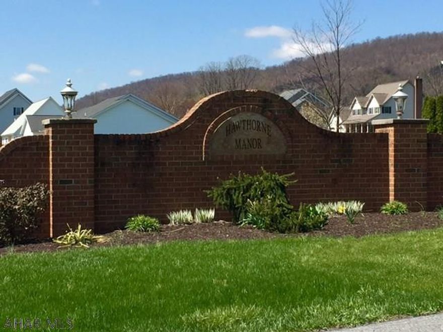 Well established housing development with wonderful views of the Allegheny Mountains and located within minutes of historic Bedford. Hospitals, stores and doctor's offices are all within a minute or two of the Hawthorne Development. Covenants and restrictions ensure that all homes are built with high standards. Public sewer is available. Only a few lots remain in the development!