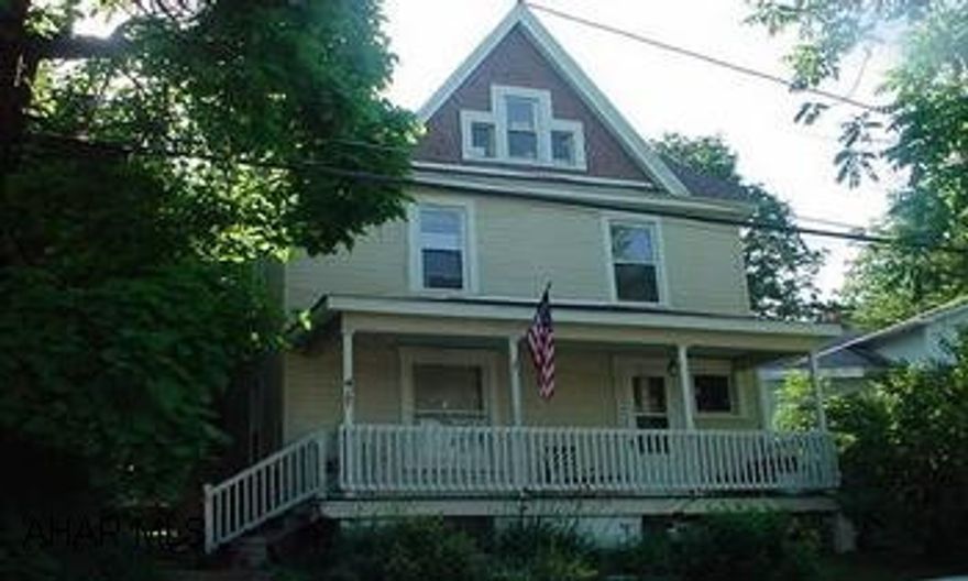 Large 3 bedroom, 1 1/2 bath freshly painted exterior home in nice area with huge kitchen, new roof, mostly new windows, off street parking, heated finished attic that could be 2 more possible bedrooms.