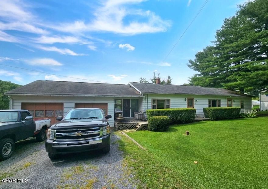 Bring your ideas and finishing touches to this beautiful ranch home in hollidaysburg school district! This home features hardwood floors in the living room, a mother in law suite that could be used as a family room or master bedroom! In addition to the breezeway 2 car garage, this 1 story home is also situated on approximately .95 acres. 
Call to schedule your showing! (Buyers to confirm taxes, sq footage, and lot size). Preapproved buyers only.