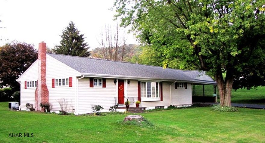 YES! FINALLY! A one story at a great price! Newer shingle roof, vinyl siding, newer thermo windows, flagstone walks and patio, rear screened porch, and 2 car carport. Home inspection, pest, and radon tests were already done by seller! All repairs have been done and radon system has been installed. Inspection reports will be provided to buyer.