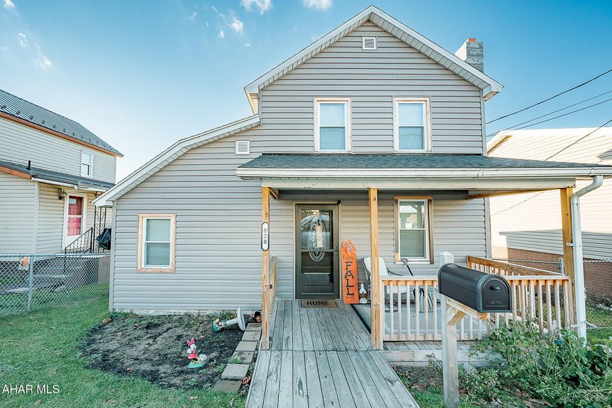 Wow! What a view from the rear balcony! Perfect for grilling or enjoying your morning coffee. Many recent updates on this ONE include the 1-yo roof, exterior siding and windows, remodeled kitchen and bath, boiler heating system, and much more... It's almost like a whole new house! The freshened front porch greets you with a welcoming entrance and a beautiful windowed door. One-floor living is even possible with a bedroom and a full bath on the main floor. Upstairs you'll find the second bedroom and an equally large bonus room. There's a nicely sized, completely fenced-in backyard for entertaining and play time, including a cute shed in the corner. There is rear off-street parking just outside of the fence in addition to street parking up front. With all that this home has to offer, you'll want to schedule your tour today!