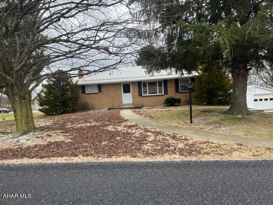 Brick ranch home in great location in Martinsburg. 2 bedroom 1 bath and an additional captive room that would be a great office or nursery. hardwood floors throughout. The basement walls are finished however does need flooring installed. family room and bath in the basement with additional den. 1st floor laundry. Also there is an oversized detached garage. Call today for a tour!!
