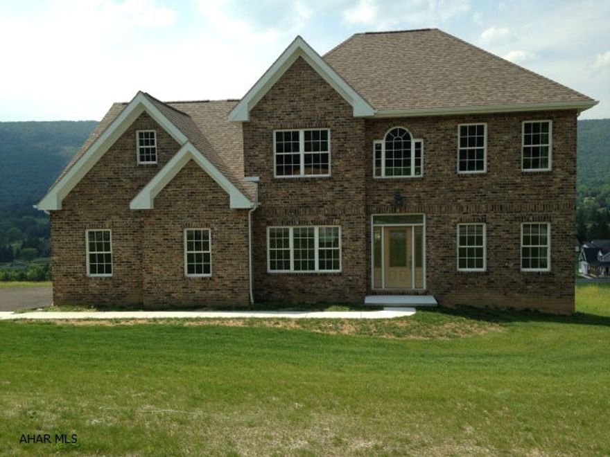 New construction! This bright & open 2 story home offers first floor bedroom or office, kitchen with breakfast nook, family room with gas fireplace, second floor master suite, 2 car garage. Quality construction with poured basement walls. Walk out basement can be finished for large family room. Amazing views of the valley!