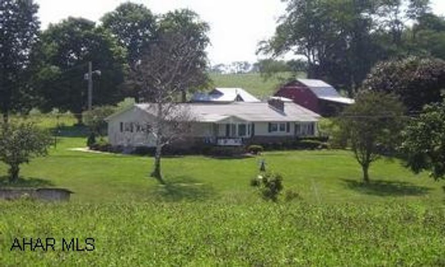 Nice country home in "Friends Cove" Ott Town area - Only 4 miles from Bedford!  Nice ranch home with a main level family room; hardwood floors, built-ins, bay windows, finished basement, breakfast bar, paved drive and 2-story stable with fenced-in pasture.  (Directions:  Take U.S. 30 East of Bedford approx. 1/2 mile; bear right onto PA 326 S. at the "Narrows Bridge" traffic light; go for 2.5 miles (straight) on Main Road/S.R. 2007; bear left at "Y" then go straight onto Ott Town Rd./S.R. 2021 for 1/2 mile.  Home on right with sign.)