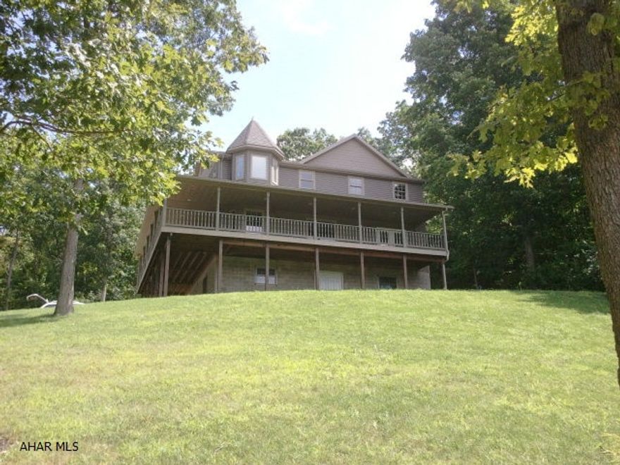 This is a gorgeous home located on the outskirts of Warriors Mark. Beautiful view and quiet living. New 2880 sf home. LARGE tiled kitchen. Hard wood floors in the dining room with french doors opening on to an expansive deck. First floor laundry and 1/2 bath. The second floor features a master bedroom and LARGE master bath with shower and jacuzzi tub with his and her sinks. The remaining two bedrooms have a shared jack and jill bathroom. There is also an office. The basement is unfinished,but framed, insulated, wired and plumbing connections have been run to fully finish into a large family room, bedroom and another full bath. This could be your dream home.