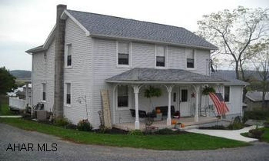 Center hall two-story offers open entry and nice size rooms.  Many last four year improvements include furnace, central air, plumbing, interior doors and trim, flooring, paint, solid oak kitchen, most windows on 1st floor, deck and deck roof. This home is delightful to see!  Open foyer in this center hall two story with spacious rooms throughout!  All original flooring upstairs, pergo in dining room, berber in livingroom.  Solid oak kitchen has built in microwave and stove and refrigerator are negotiable.  1st floor full bath and laundry area, huge covered deck, above ground pool.  Master bedroom has a full bath and walk in closet.  Two other bedrooms have double closets. Square footage is estimated.