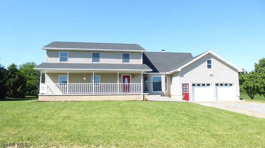 Beautifully seated along the farm fields of Northern Bedford County is this beautiful 4 bedroom home, completely renovated from top to bottom, no detail was left out.  The kitchen cabinets, pantry, granite counter tops will not disappoint.  Sliding glass doors open-up to the back deck which over looks the flat private yard.  The spacious 2 car garage offers a second floor bonus room that can be used for storage or converted into additional living space easily accessible from the bedrooms on the second floor.  Attached to the garage is a workshop/bonus room with entrance into the house.  The den has large windows over looking the beautiful fields.  Lets not forget the master bedroom with master bath and 2 walk-in closets and laundry made easy with the second floor laundry.  See it today!
