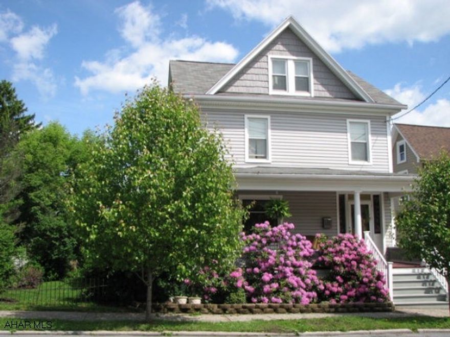 Realtor owned.  Well insulated, new windows, vinyl, soffit & fascia.  Newer furnace and C/A.  Fenced yard, composite deck, new front porch, large walk-in closet on 2nd floor. Master BR on 3rd floor.  Close to schools, library and churches. Low utilities.