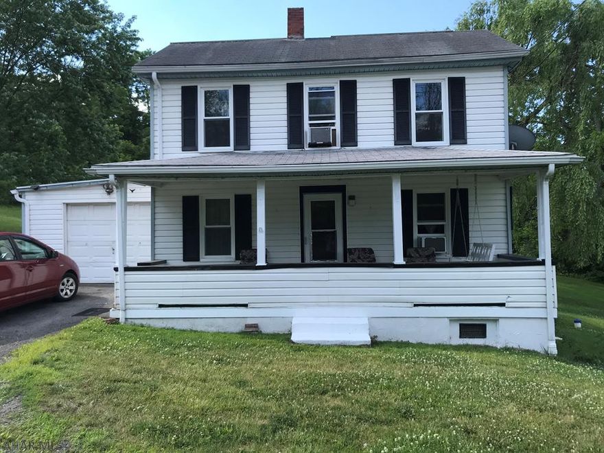 Great half acre lot in Logan Township.  First floor bedroom, bath, and laundry.  Freshly painted.  New windows (except in basement), PEX plumbing, 100 amp circuit breakers, UV light on well, covered front and rear porch.  Stairs to attic for storage.