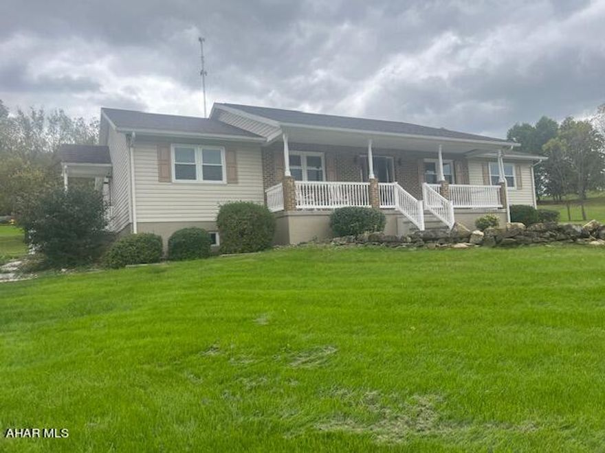 Beautiful Ranch home on 2.38 acres in Scotch Valley!! This home is move in ready with open floor plan for entertaining with large french doors to the rear porch and stamped patio. Master bedroom with double closets and updated ensuite master bath. Large family room in basement with bar and an additional room that would make a great office or 4th bedroom. Lots of storage in the unfinished area with walk up to outside. Need storage there is a 32x38 3 car garage with additional parking on the asphalt driveway. This home is a must see call today for a private tour!!