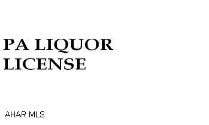 PA Liquor License R6482AP  LID 45277. Presently Antis Township, can be moved.